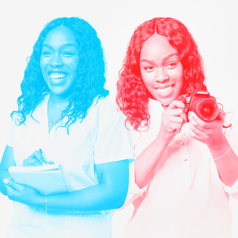 Préposée aux bénéficiaires et photographe